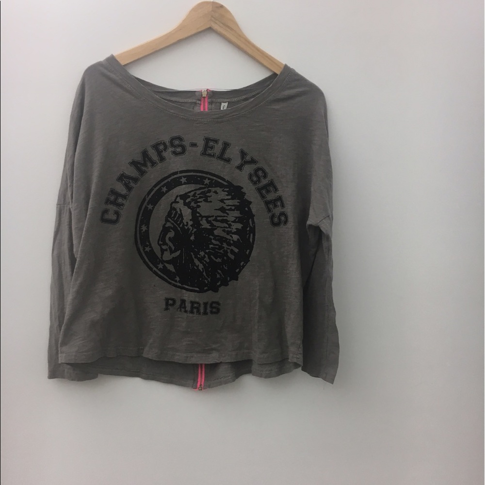 COPY - Fde La Passion screen 3/4 slv with back zip